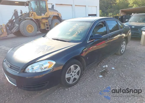 2008 Chevrolet Impala Ls из США, поврежденный, VIN 2G1WB58K389195111